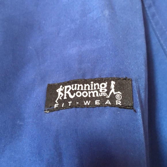 RUNNING ROOM Fit-Wear Unisex Reflective Navy Blue Running Jacket/Windbreaker EUC - Picture 3 of 7